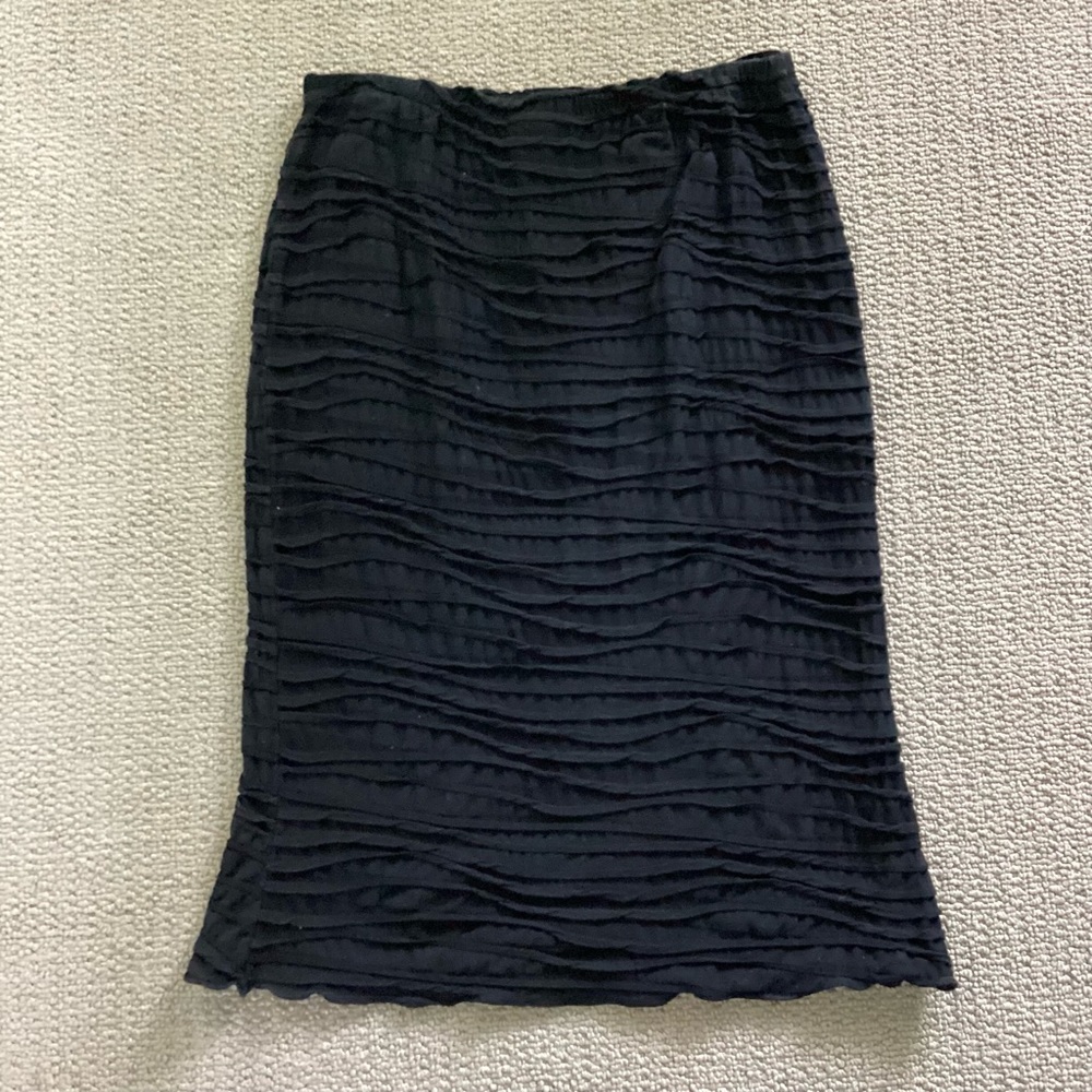 Black Knit size Medium Skirt by CTC